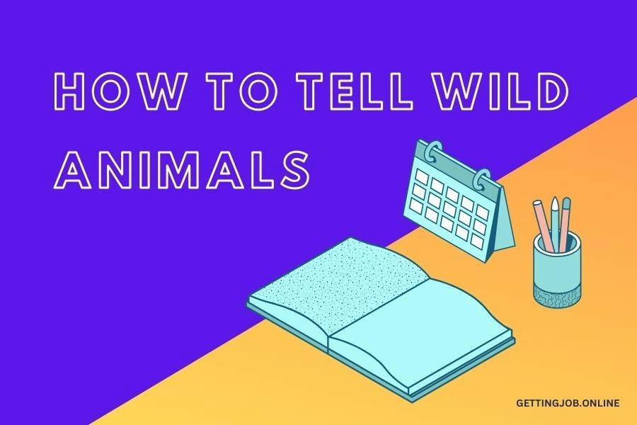 How to Tell Wild Animals